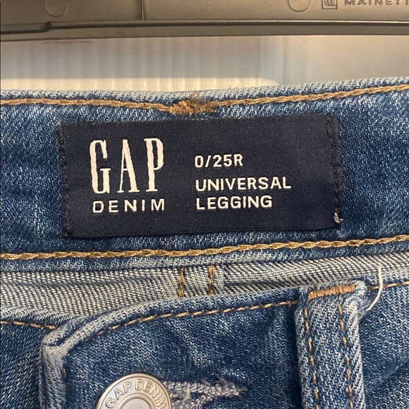 GAP Universal Legging  Blue Jeans Mid Rise 0/25R - Picture 2 of 3
